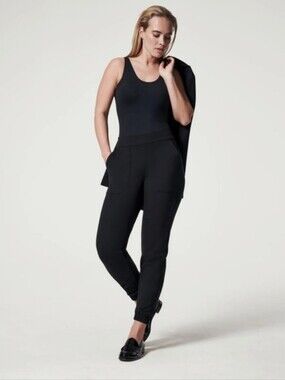 SPANX The Perfect Pant Joggers Black Large